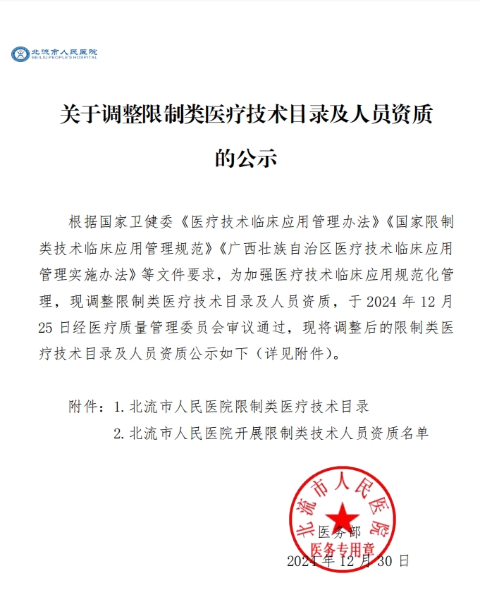 ����������ҽԺ����������ҽ�Ƽ���Ŀ¼����Ա���ʵĹ�ʾ